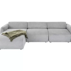 Ecksofa Lucca Grau Links 255Cm