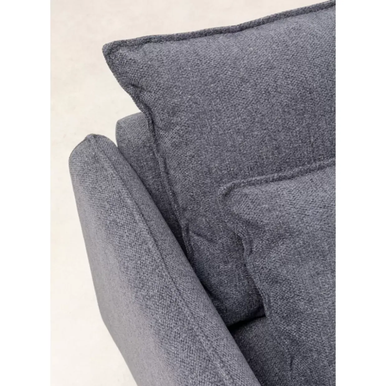 Ecksofa Monza Rechts Grau 296Cm