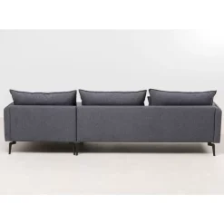 Ecksofa Monza Rechts Grau 296Cm