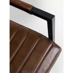 Freischwinger Lola Leder Braun