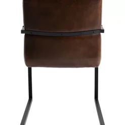 Freischwinger Lola Leder Braun