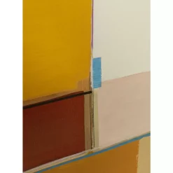 Gerahmtes Bild Abstract Shapes Gelb 113X113Cm