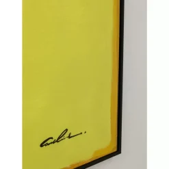 Gerahmtes Bild Abstract Shapes Gelb 113X113Cm