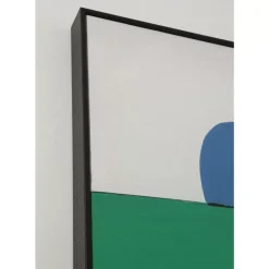 Gerahmtes Bild Abstract Shapes Grun 73X143Cm