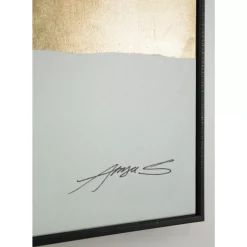 Gerahmtes Bild Abstract Shapes Grun 73X143Cm