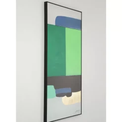 Gerahmtes Bild Abstract Shapes Grun 73X143Cm