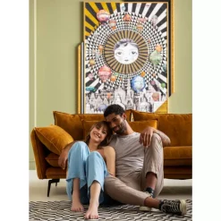 Gerahmtes Bild Balloons 160X260Cm