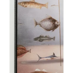 Gerahmtes Bild Cloud Fisherman Boat 60X120Cm