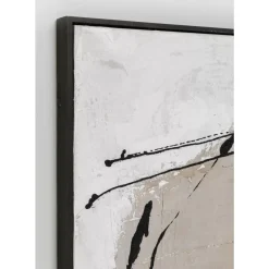 Gerahmtes Bild Dust Grau 100X100Cm