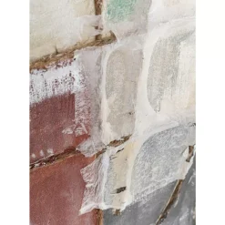 Gerahmtes Bild Dust Grun 120X120Cm