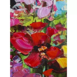 Gerahmtes Bild Flowery Meadow 100X100Cm