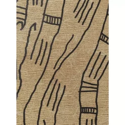 Gerahmtes Bild Native Lines 50X150Cm