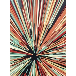 Glasbild 3D Light Speed 100X100Cm