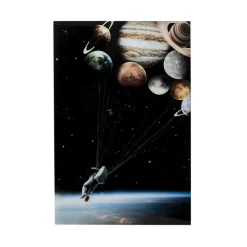 Glasbild Flying Astronaut 100X150Cm