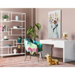 Glasbild Spring Hair 80X120Cm