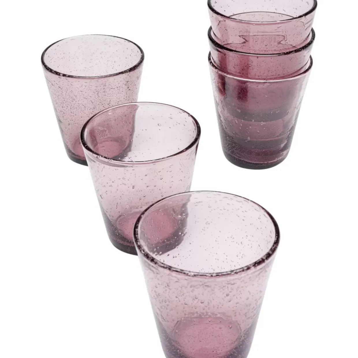Glas-Set Bubble Mauve (6/Tlg.)