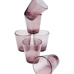 Glas-Set Bubble Mauve (6/Tlg.)