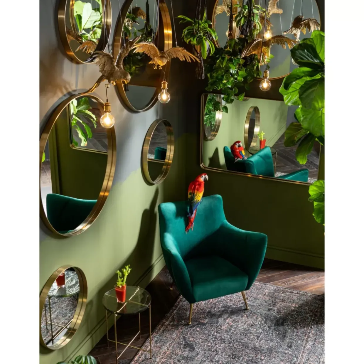 Hangeleuchte Animal Owl Gold