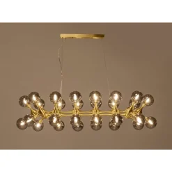 Hangeleuchte Atomic Balls Brass 140Cm