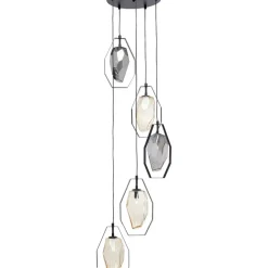 Hangeleuchte Diamond Fever Spiral Schwarz O42Cm