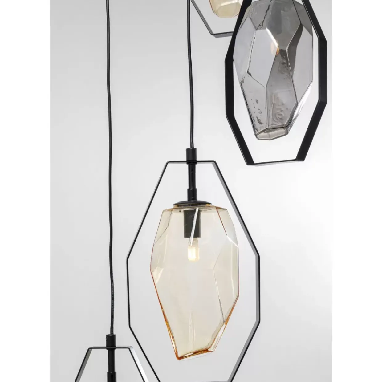 Hangeleuchte Diamond Fever Spiral Schwarz O42Cm