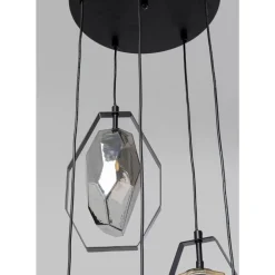 Hangeleuchte Diamond Fever Spiral Schwarz O42Cm