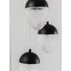 Hangeleuchte Frozen 5 Schwarz Matt O35Cm