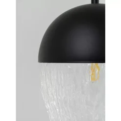 Hangeleuchte Frozen Schwarz Matt O20Cm