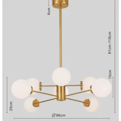 Hangeleuchte Heavenly Gold O98Cm