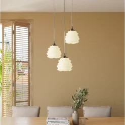 Hangeleuchte Ruffle Weis O 37Cm