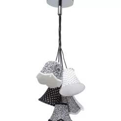 Hangeleuchte Saloon Ornament B&W 5Er