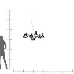 Hangeleuchte Spider Multi 6Er