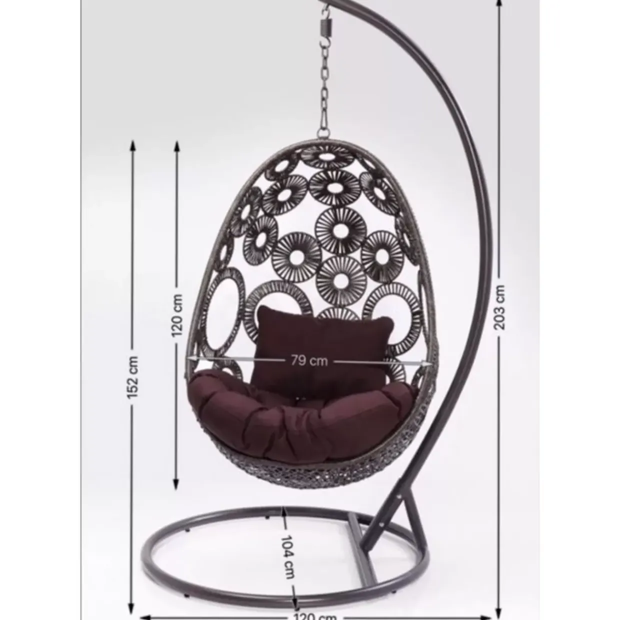 Hangesessel Ibiza Weiss