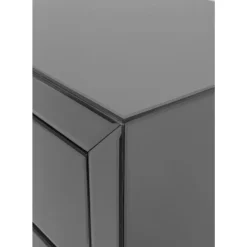 Hochkommode Luxury Push 5 Schube Grau