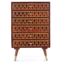 Hochkommode Muskat 6 Schube