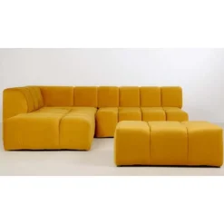 Hocker Belami Velvet Amber 105X70Cm