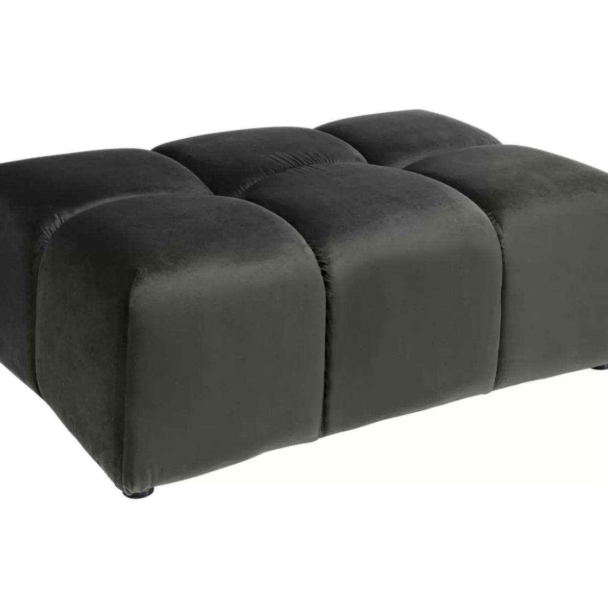 Hocker Belami Velvet Grau 105X70Cm