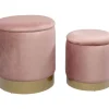 Hocker Cherry Storage Rose Brass (2/Set)