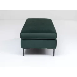 Hocker Gianni Velvet Dunkelgrun Schwarz