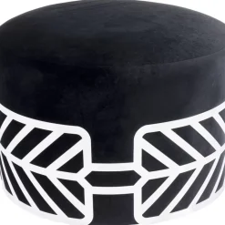 Hocker Jenna Schwarz O61Cm