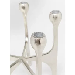 Kerzenständer Stacky Silber 31Cm
