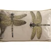 Kissen Glitter Dragonfly Braun 50X30Cm