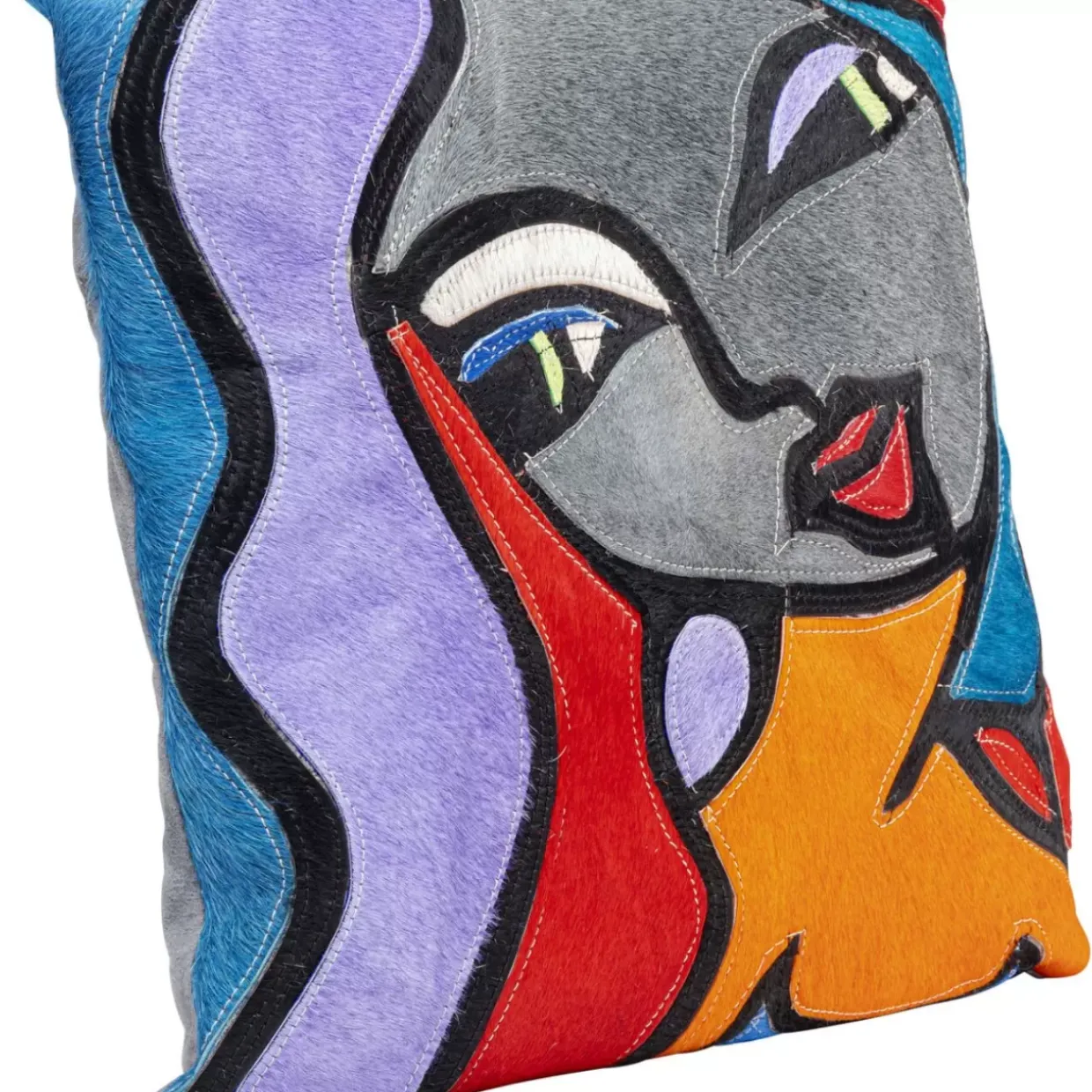 Kissen Monique Purple Hair 40X40Cm