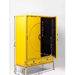 Kleiderschrank Disk Yellow