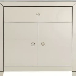 Kommode Luxury Champagne 2-Turig 1 Schub