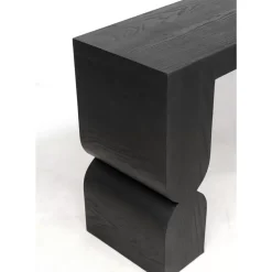 Konsole Curve Schwarz 120X76Cm