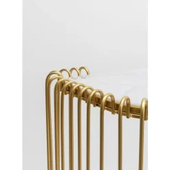 Konsole Wire Glas Marble Gold 142X89Cm