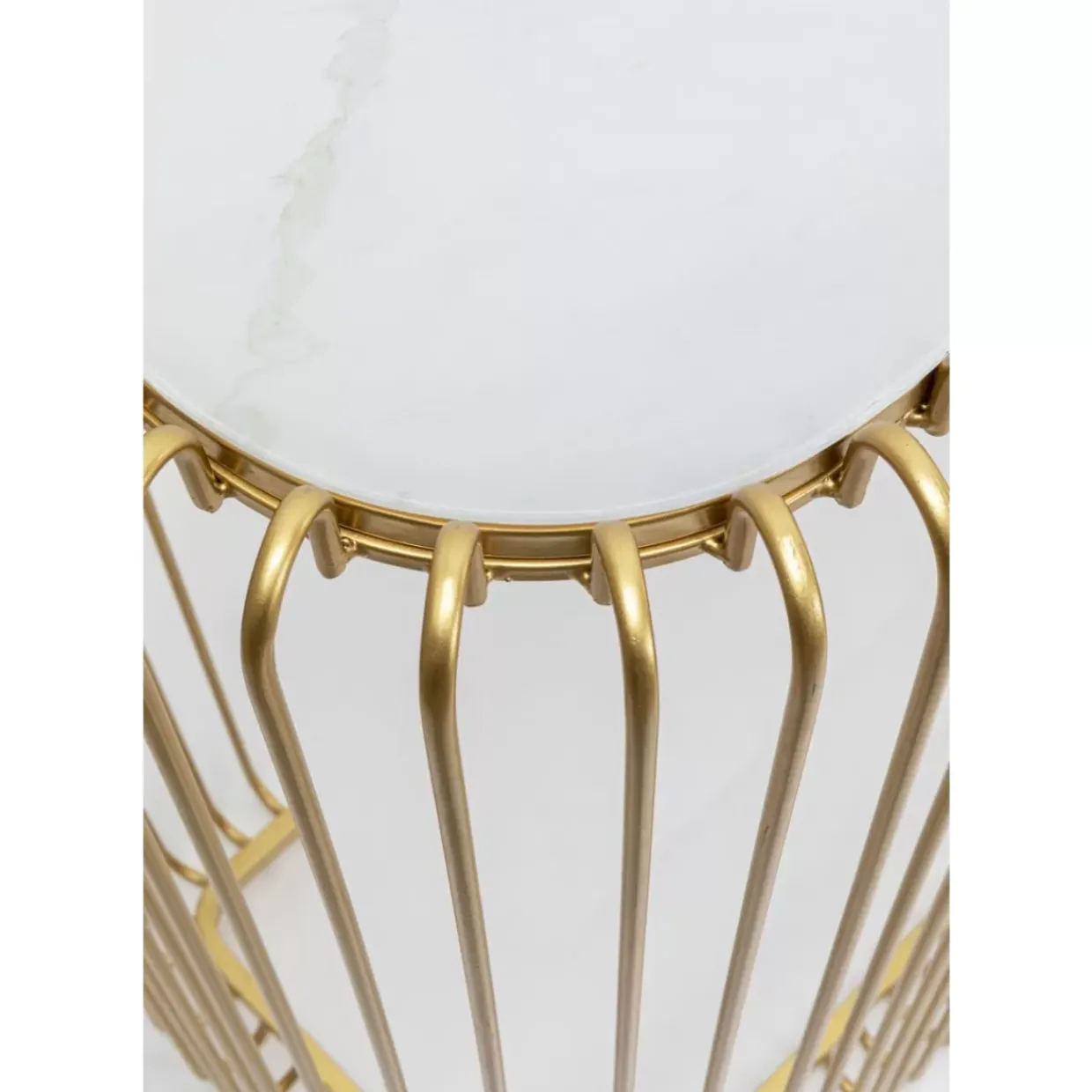 Konsole Wire Glas Marble Gold 142X89Cm