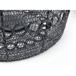 Laterne Hayat Cone Schwarz 37Cm