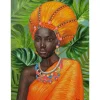 Leinwandbild African Beauty 70X100Cm